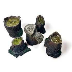   Vallejo 05306 Small tree stumps, 5 pieces, 1/35 - dioráma kiegészítő