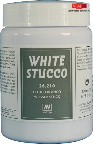 Vallejo 26210 Texture - White Stucco 200 ml - diorámakészítéshez