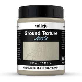   Vallejo 26215 Stone Texture - Gray Sand 200 ml, homokszínű mikroszemcsés paszta diorámakészítéshez