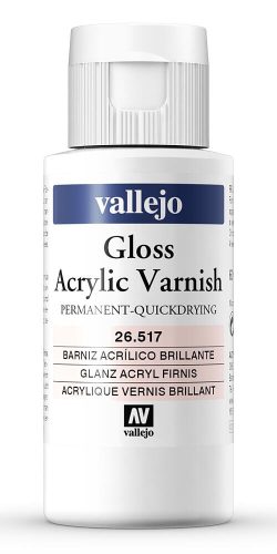 Vallejo 26517 Gloss Acrylic Varnish 60 ml - Fényes akril lakk