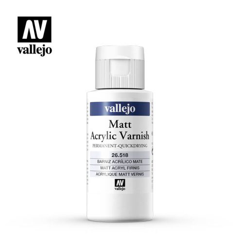 Vallejo 26518 Matt Acrylic Varnish 60 ml - Matt akril lakk