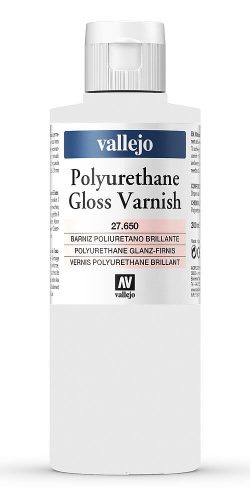Vallejo 27650 Polyurethane Gloss Varnish 200 ml - Poliuretán fényes lakk