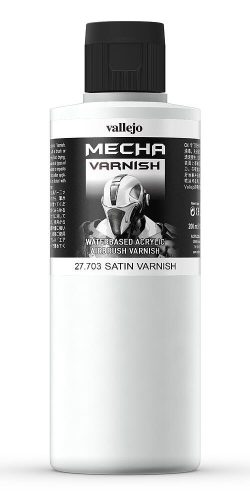Vallejo 27703 Mecha Color Satin Varnish 200 ml - selyemfényű lakk