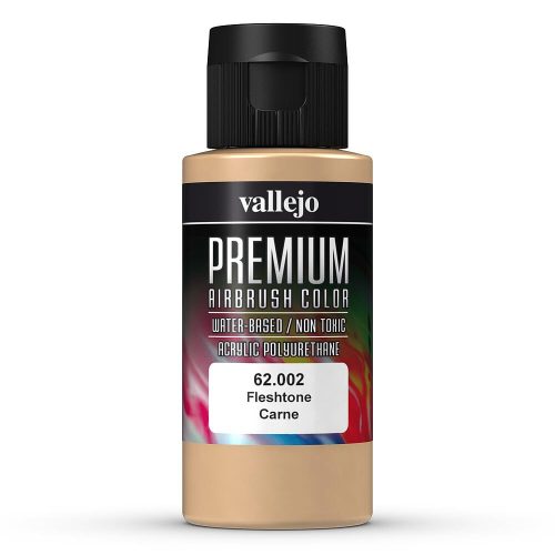 Vallejo 62002 Fleshtone - Premium Opaque (Acrylic Polyurethane Airbrush Color) 60 ml