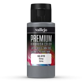   Vallejo 62019 Grey - Premium Opaque (Acrylic Polyurethane Airbrush Color) 60 ml
