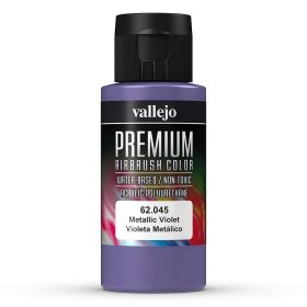   Vallejo 62045 Metallic Violet - Premium Opaque (Acrylic Polyurethane Airbrush Color) 60 ml