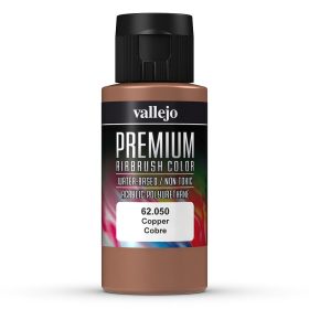   Vallejo 62050 Metallic Copper - Premium Opaque (Acrylic Polyurethane Airbrush Color) 60 ml