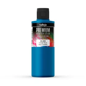   Vallejo 63009 Cobalt Blue - Premium Opaque (Acrylic Polyurethane Airbrush Color) 200 ml