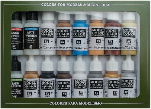 Vallejo 70102 Color-Set, Folkstone Specialist, 16x17 ml (Model Color)
