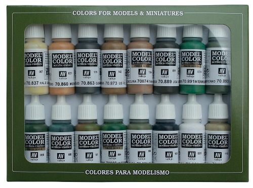 Vallejo 70109 Model Color set - Alied Forces WWII (16 x 17 ml color set)