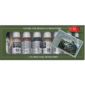   Vallejo 70139 Model Color set - Demag D-7 Russia 1942 (8 x 17 ml color set)