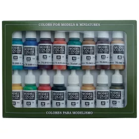   Vallejo 70142 Model Color set - Medieval Colors (16 x 17 ml color set)
