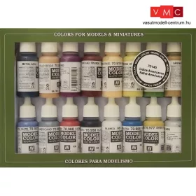   Vallejo 70145 Model Color set - Native American / Indian (16 x 17 ml color set)