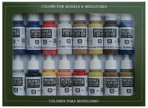 Vallejo 70147 Model Color set - American Colonial (16 x 17 ml color set)
