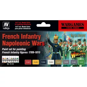   Vallejo 70164 Color-Set, French Infantry Napoleonic Wars, 8x17 ml (Model Color)