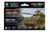 Vallejo 70204 Color-Set, WWII British Armour & Infantry, 6x17 ml (Model Color)