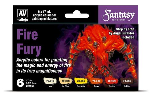 Vallejo 70243 Color-Set, Fire Fury