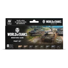   Vallejo 70245 Color-Set, World of Tanks, 8x17 ml (Model Color)