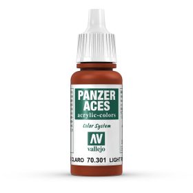   Vallejo 70301 Light Rust - 17 ml (Panzer Aces) akril makett festék