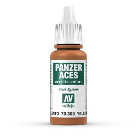   Vallejo 70303 Yellowish Rust - 17 ml (Panzer Aces) akril makett festék