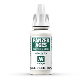   Vallejo 70313 Stencil - 17 ml (Panzer Aces) akril makett festék