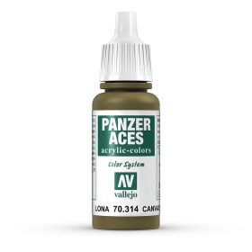   Vallejo 70314 Canvas - 17 ml (Panzer Aces) akril makett festék
