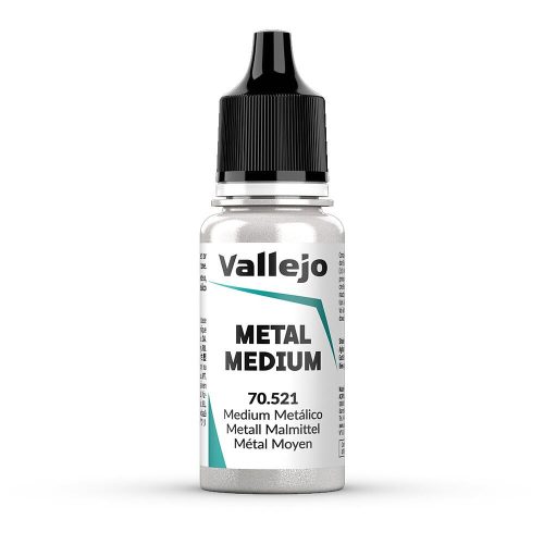 Vallejo 70521 Metallic Medium - 17 ml (Model Color) (191) akril makettfesték