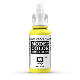   Vallejo 70730 Yellow Fluorescent - 17 ml (Model Color) (206) akril makett festék
