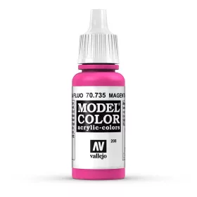   Vallejo 70735 Magenta Fluorescent - 17 ml (Model Color) (208) akril makett festék