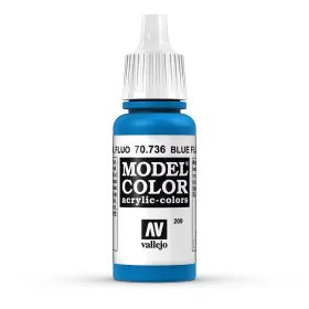   Vallejo 70736 Blue Fluorescent - 17 ml (Model Color) (209) akril makett festék