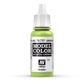   Vallejo 70737 Green Fluorescent - 17 ml (Model Color) (210) akril makett festék