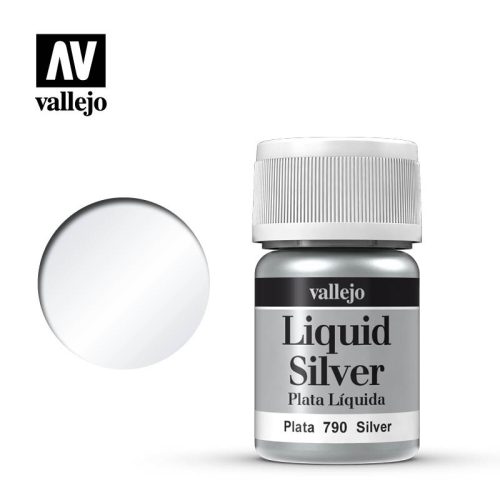 Vallejo 70790 Silver - 35 ml (Model Color) (211) akril makettfesték