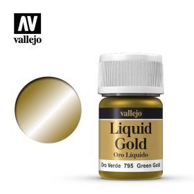   Vallejo 70795 Green Gold - 35 ml (Model Color) (216) akril makett festék