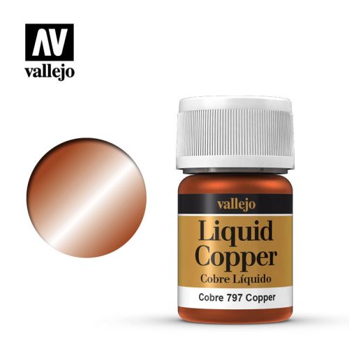 Vallejo 70797 Copper - 35 ml (Model Color) (218) akril makettfesték
