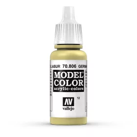   Vallejo 70806 German Yellow - 17 ml (Model Color) (12) akril makett festék