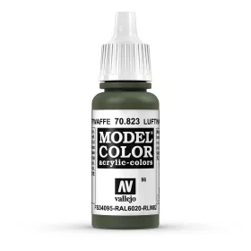   Vallejo 70823 Luftwaffe Camouflage Green - 17 ml (Model Color) (86) akril makett festék
