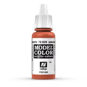   Vallejo 70829 Amarantha Red - 17 ml (Model Color) (130) akril makett festék