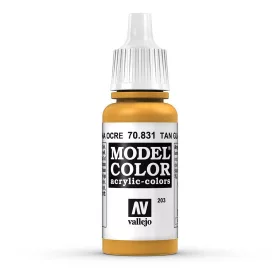   Vallejo 70831 Tan Glaze - 17 ml (Model Color) (203) akril makett festék
