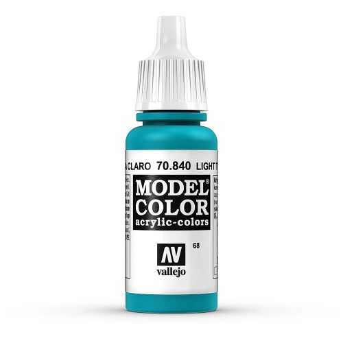 Vallejo 70840 Light Turquoise - 17 ml (Model Color) (68) akril makettfesték