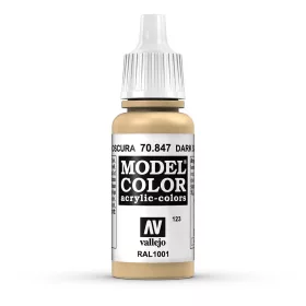   Vallejo 70847 Dark Sand - 17 ml (Model Color) (123) akril makett festék