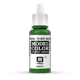   Vallejo 70850 Medium Olive - 17 ml (Model Color) (81) akril makett festék