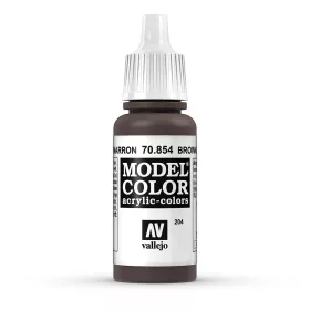   Vallejo 70854 Brown Glaze - 17 ml (Model Color) (204) akril makett festék