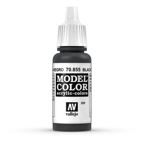 Vallejo 70855 Black Glaze - 17 ml (Model Color) (205) akril makettfesték