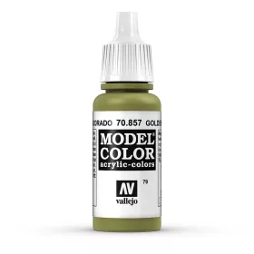   Vallejo 70857 Golden Olive - 17 ml (Model Color) (79) akril makett festék