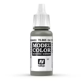   Vallejo 70865 Oily Steel - 17 ml (Model Color) (177) akril makett festék