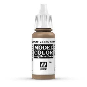   Vallejo 70875 Beige Brown - 17 ml (Model Color) (135) akril makett festék
