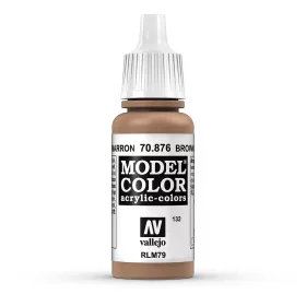   Vallejo 70876 Brown Sand - 17 ml (Model Color) (132) akril makett festék