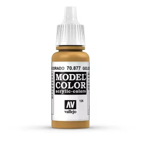   Vallejo 70877 Goldbrown - 17 ml (Model Color) (126) akril makett festék