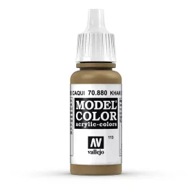   Vallejo 70880 Khaki Grey - 17 ml (Model Color) (113) akril makett festék
