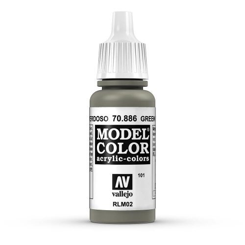 Vallejo 70886 Green Grey - 17 ml (Model Color) (101) akril makettfesték